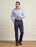 Men's Blue Shirt With Contrast