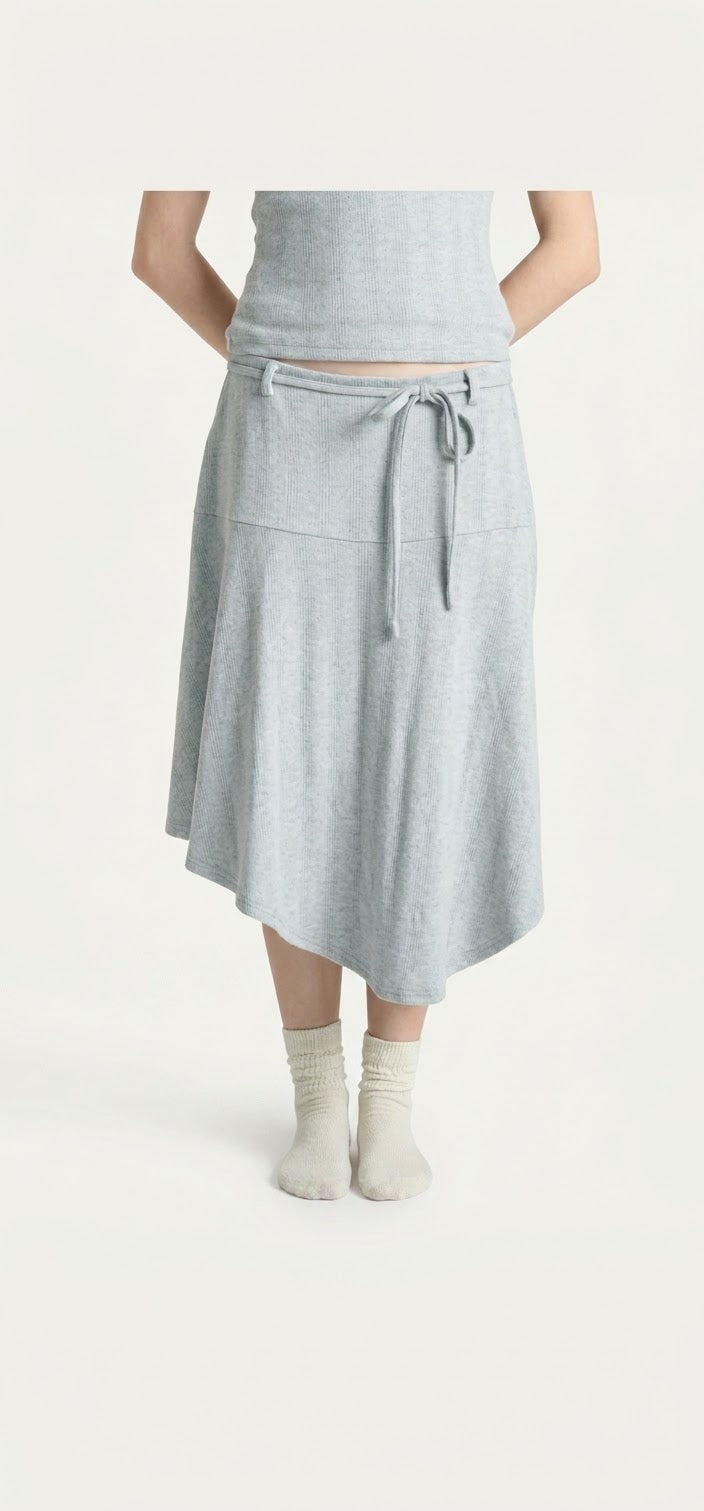 The "Off-Duty" Ribbed Knit 2-Piece Set