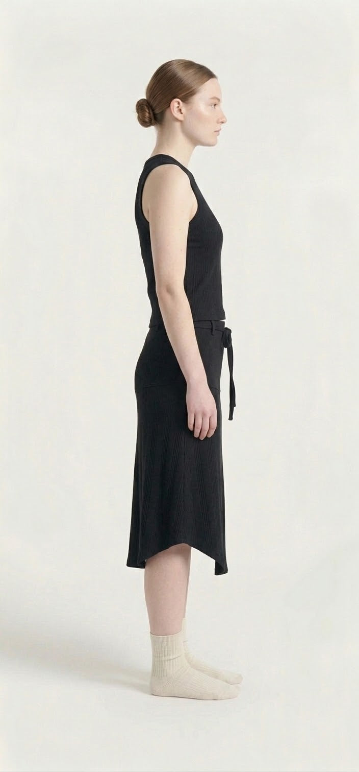 The "Off-Duty" Ribbed Knit 2-Piece Set