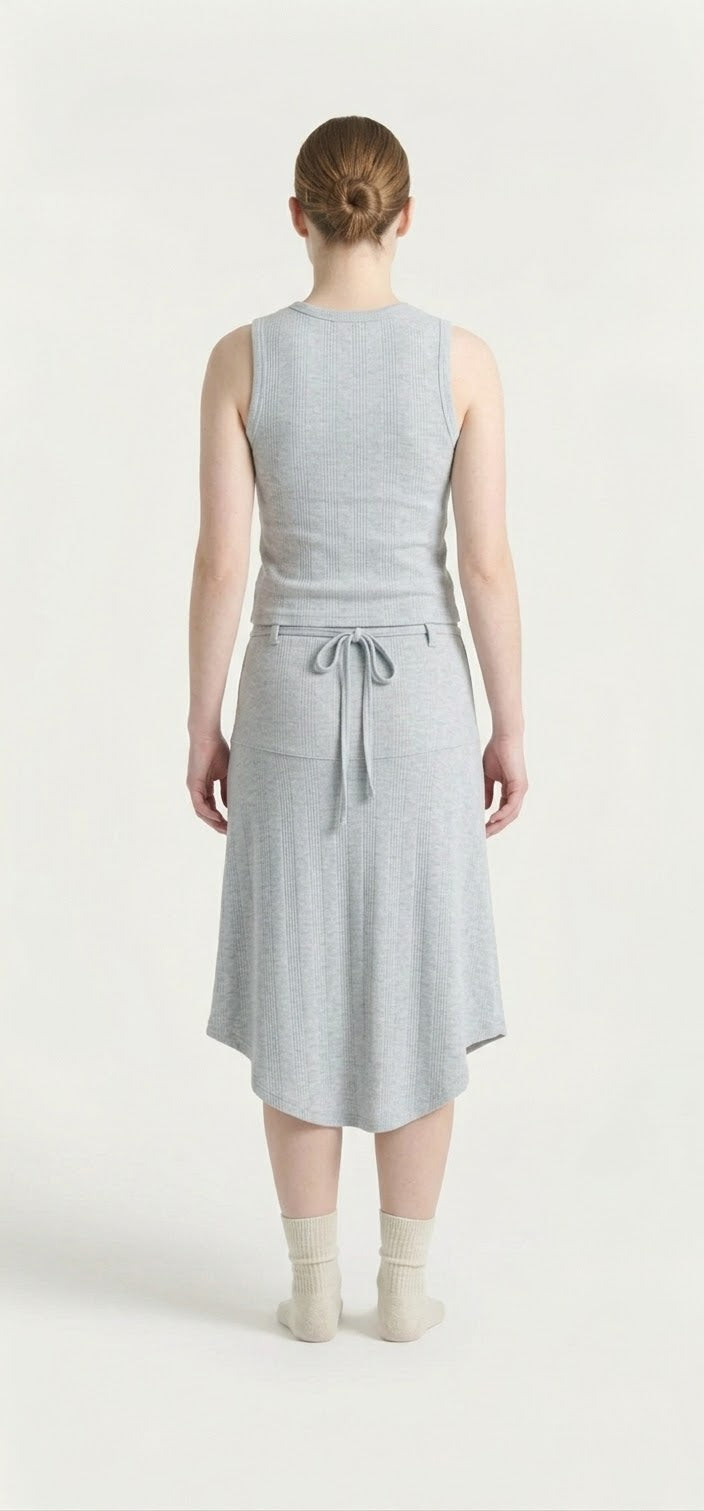 The "Off-Duty" Ribbed Knit 2-Piece Set