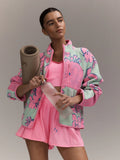 The Floral Fleece Zip-Through Jacket