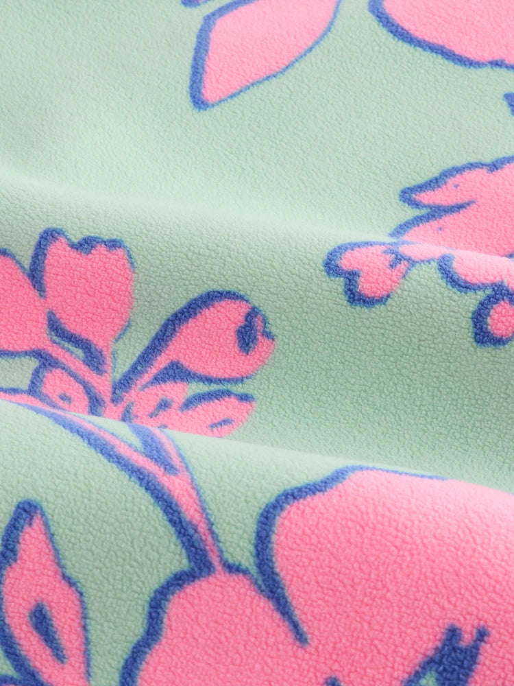 The Floral Fleece Zip-Through Jacket