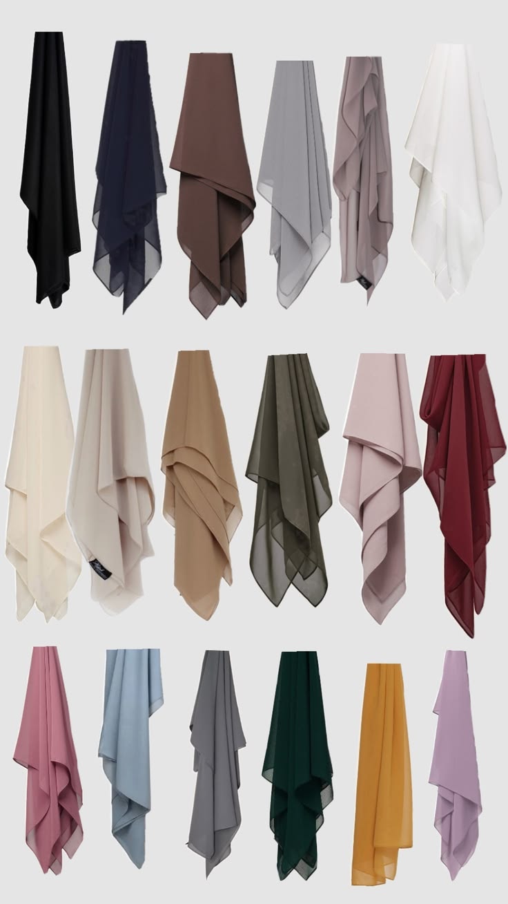 Premium Textured Georgette Chiffon Hijab (Non-Slip Everyday Scarf)