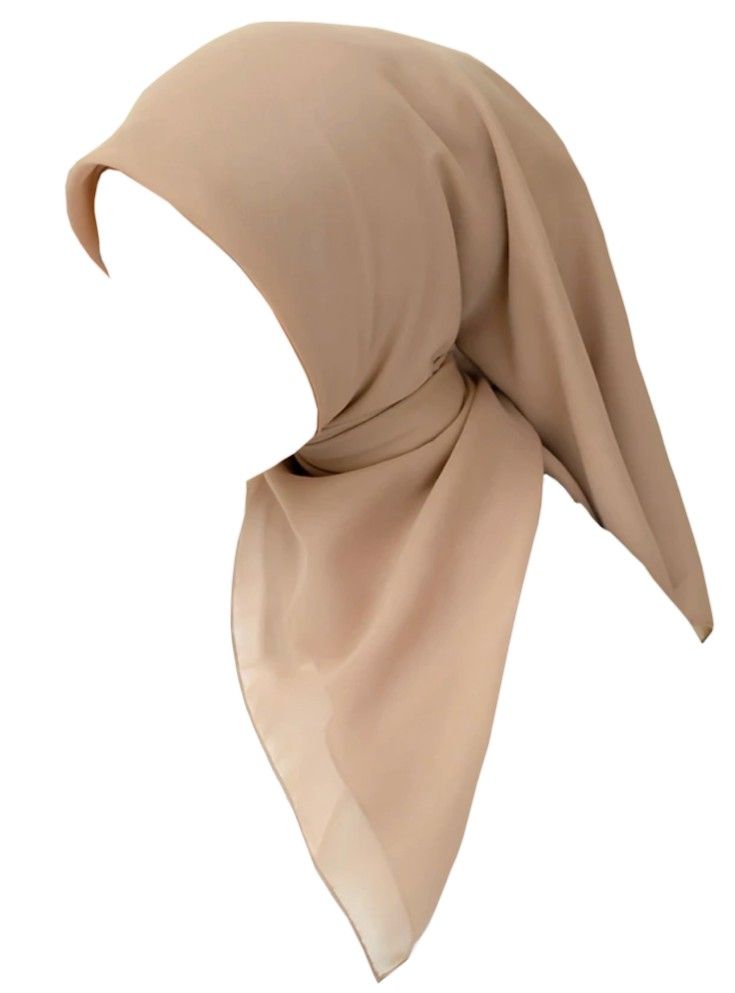 Premium Textured Georgette Chiffon Hijab (Non-Slip Everyday Scarf)